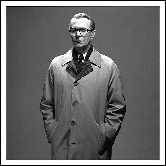 A portrait of Gary Oldman as John le Carré’s George Smiley in the 2011 movie Tinker, Tailor, Soldier, Spy.