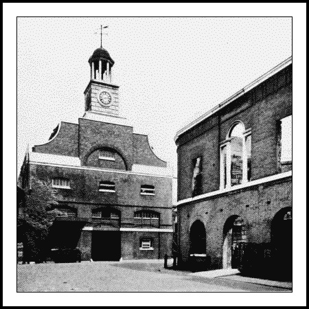 An old photograph of the vinegar factory along Wheatsheaf Lane.